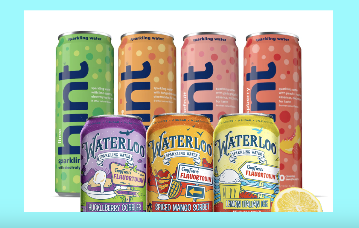 Sparkling water, flavored water